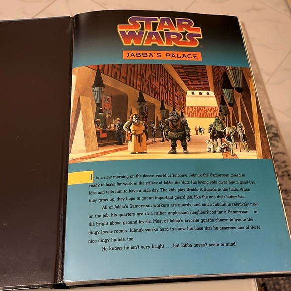NWT STAR WSRS JABBA’s PALACE POP-UP BOOK with original Star Wars music - Picture 7 of 8